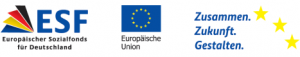 Logo-Balken ESF EU Zusammen.Zukunft 1